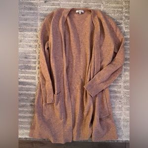 Madewell Kent cardigan dusty rose